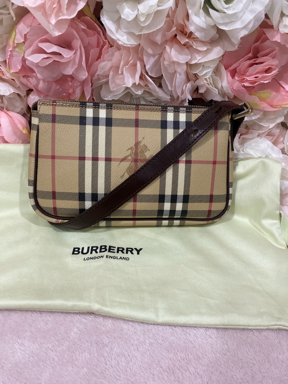 Burberry Haymarket Check Pochette